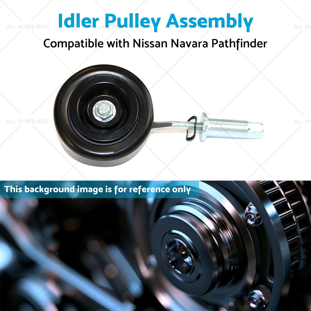 Belt Tensioner Idler Pulley Assembly for Nissan Navara D40 YD25 Pathfinder R51-4