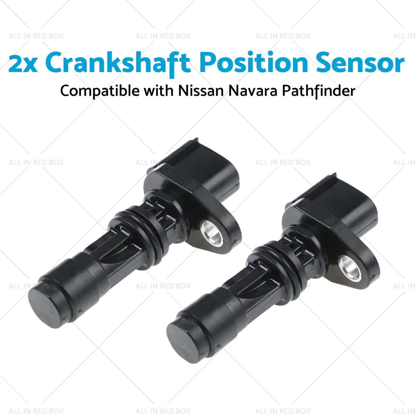 2x Crankshaft Position Sensor Suitable For Nissan Navara D40 Pathfinder R51-3