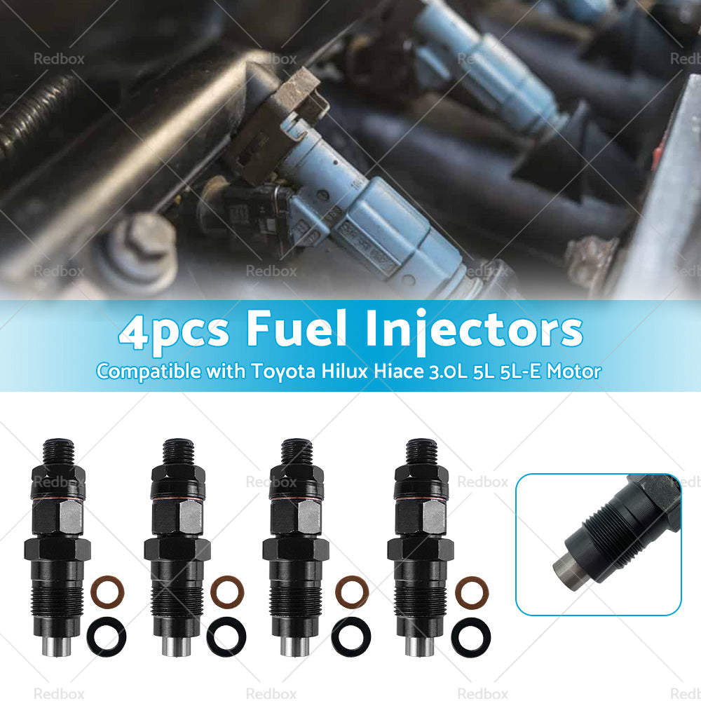 4X Diesel Fuel Injector Suitable For Toyota Hilux Hiace 3L 5L 23600-59325 97-05-0