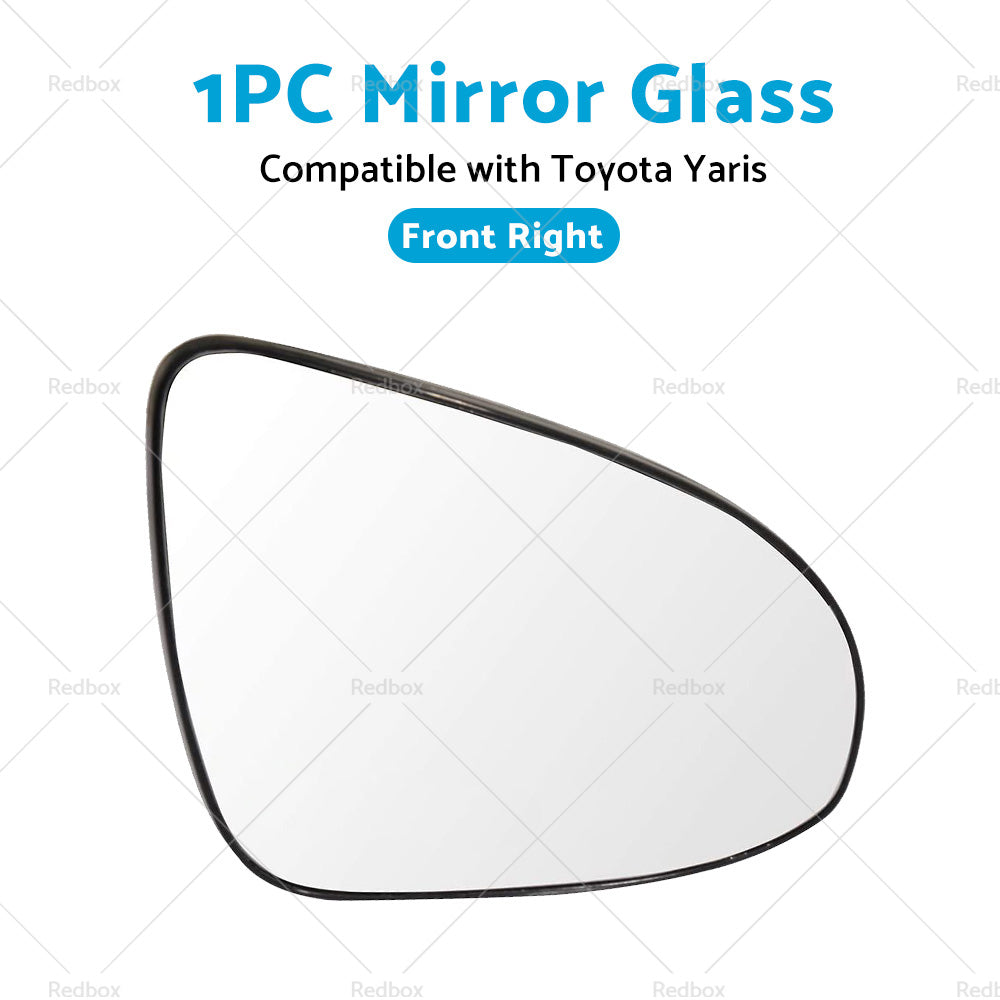 Right Side Mirror Glass with Back Plate Suitable for TOYOTA YARIS 2012 - 2019-1