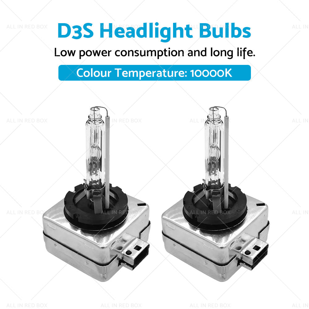 D3S 10000K H or DHID Xenon Headlight Bulbs Globes Suitable For Audi Land Rover Kia-1