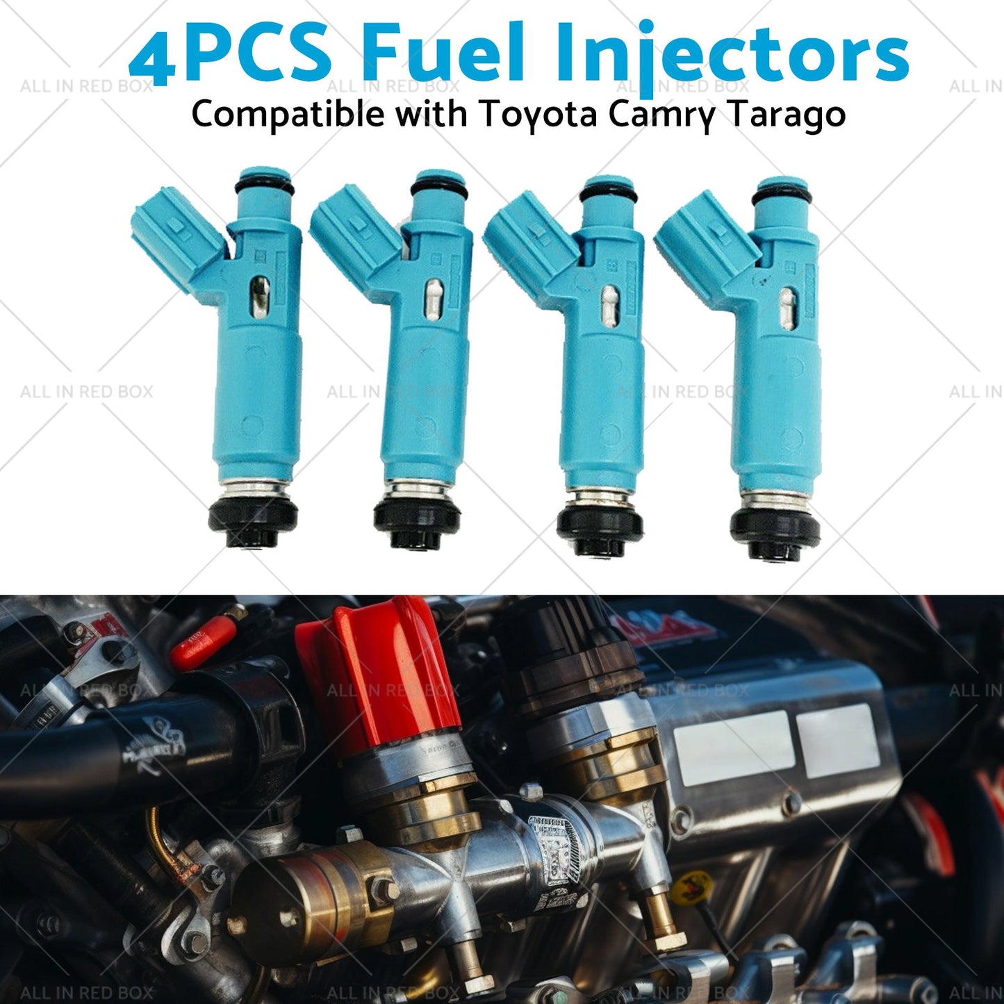 4PCS Fuel Injectors Suitable for Toyota Camry Tarago Avensis Verso 2AZ-FE 00-11-4
