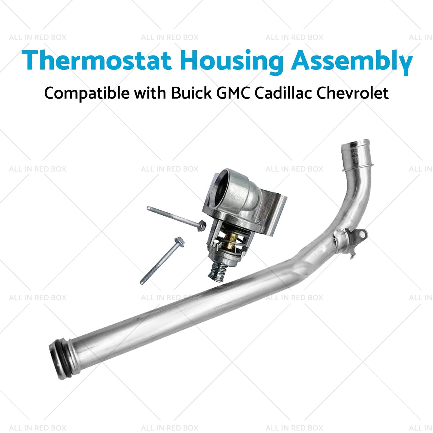 Thermostat Housing Assembly Suitable for Buick GMC Cadillac Chevrolet 12673659-3