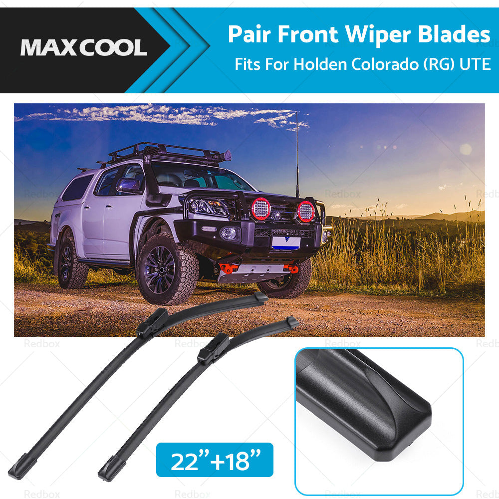 18" 22" Front Wiper Blades for Holden Colorado RG 2012-2019