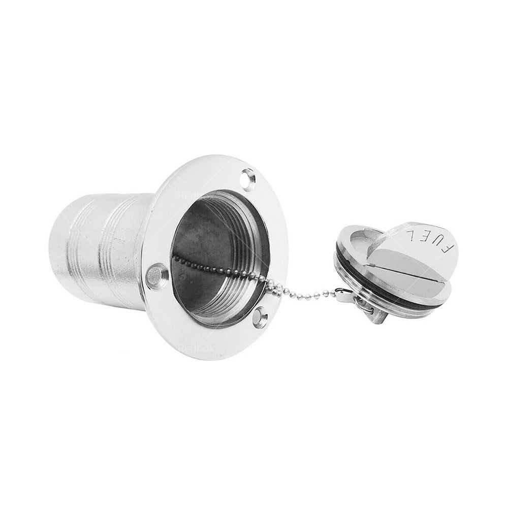 1. 5 inch Fuel Deck Fill Keyless Polished Fuel Filler Stainless Steel For Marine Boat-4