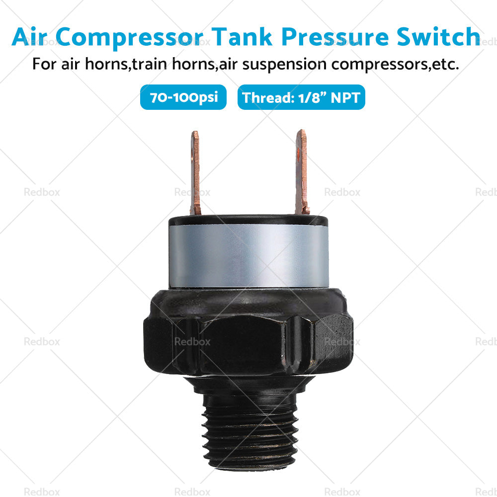 1 8inch NPT Air Compressor Tank Pressure Control Switch 70psi ON 100psi OFF 12V 24V-1