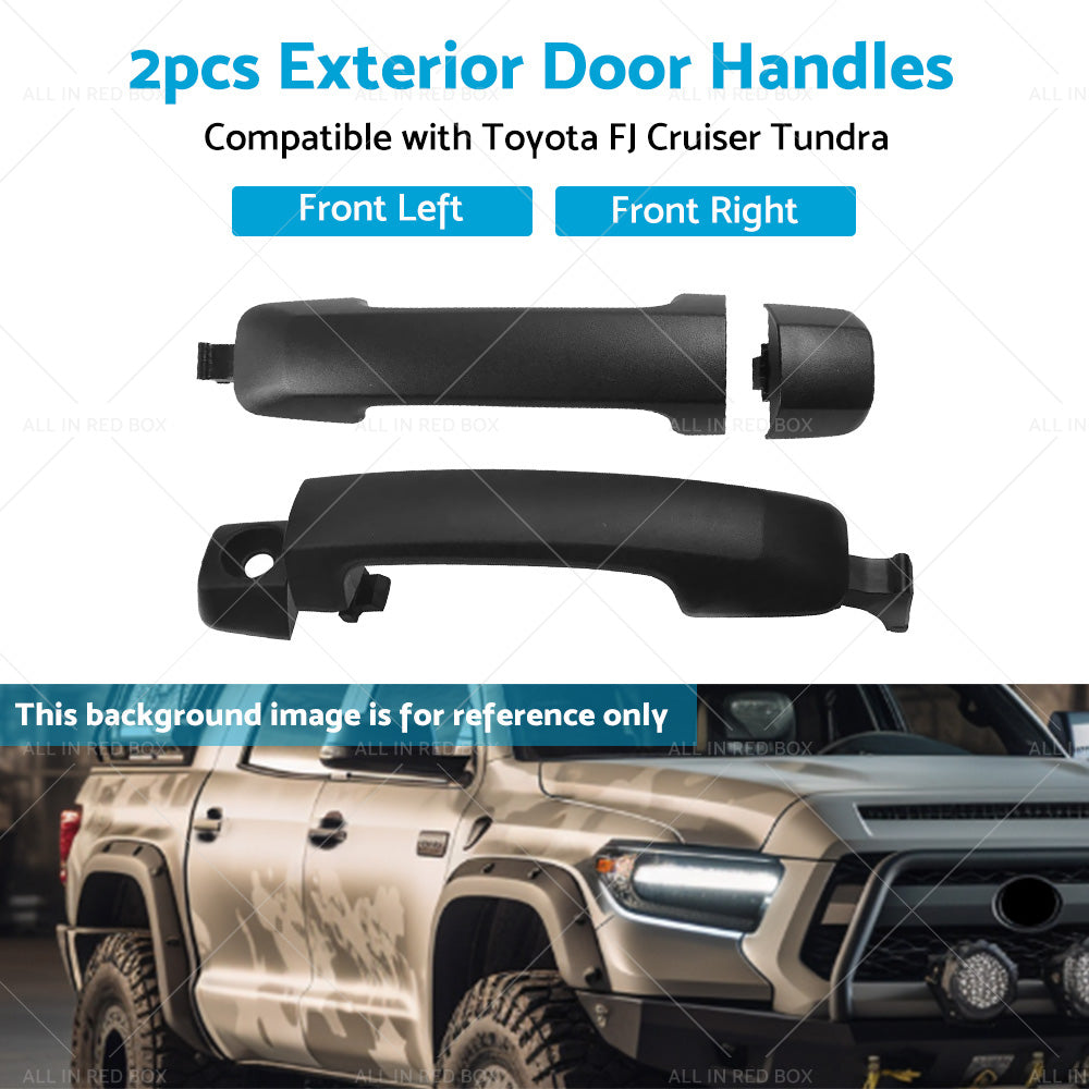 2x Black Exterior Door Handle 69210-0C010 Suitable for Toyota FJ CRUISER AU-4