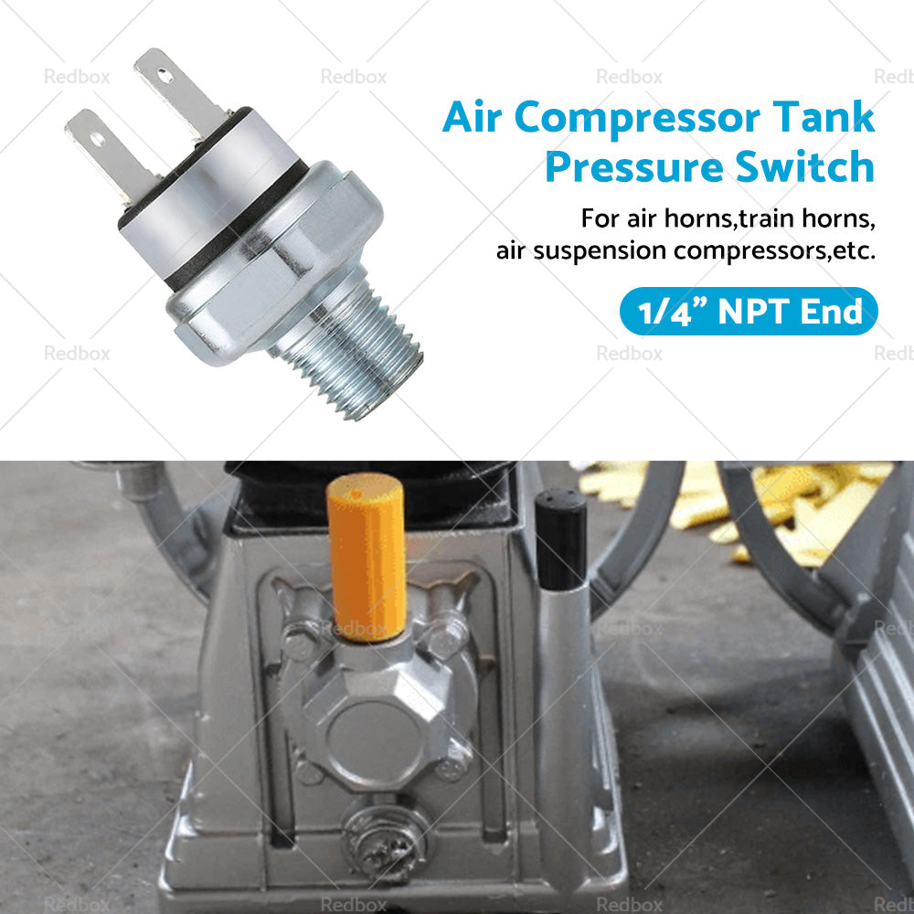 1 4inch NPT End Air Compressor Pressure Tank Control Switch Off Valve 90-120PSI-2