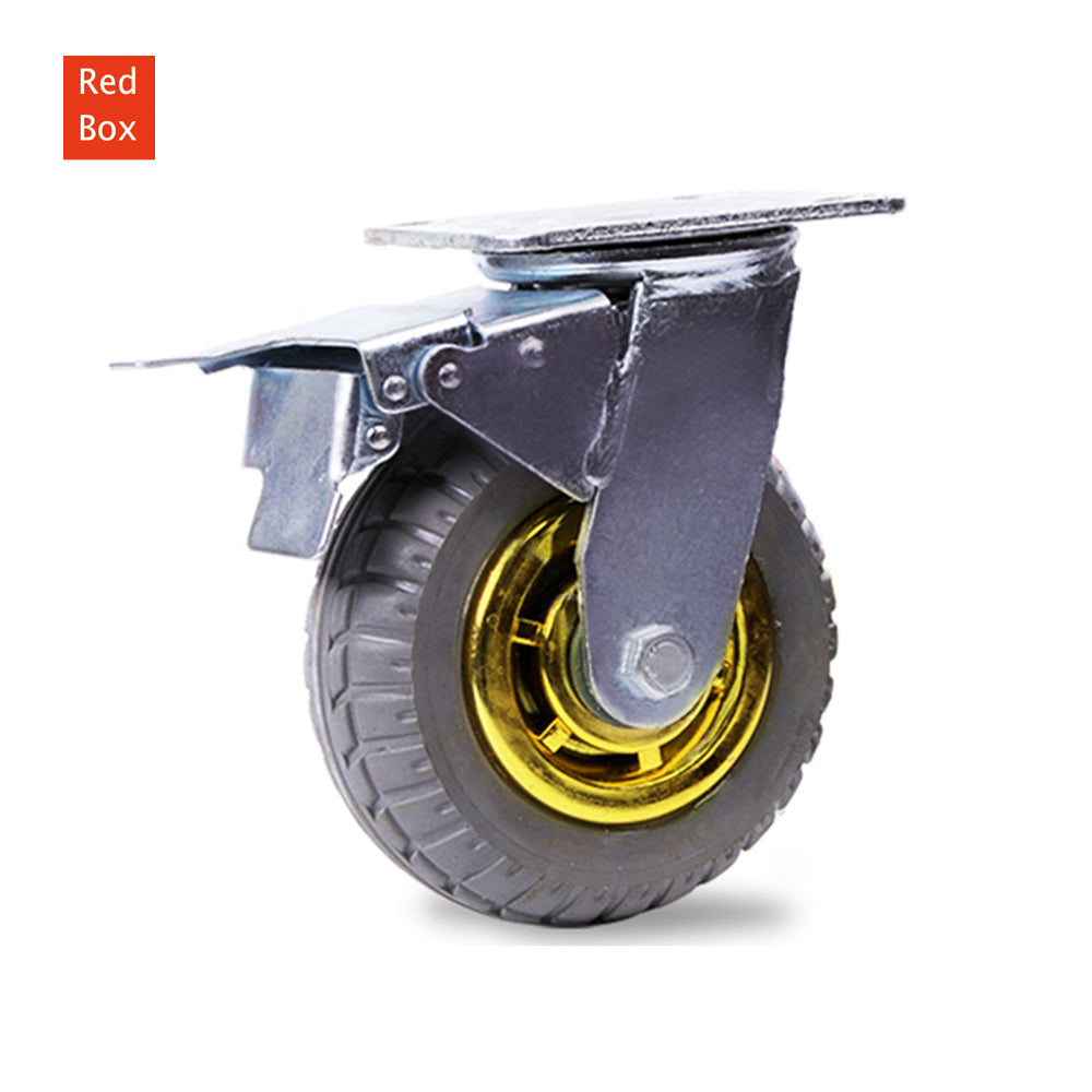 4X 6 inch or 150mm Heavy Duty Swivel Caster Wheels Castor 1000KG Load,2 with Brakes-4
