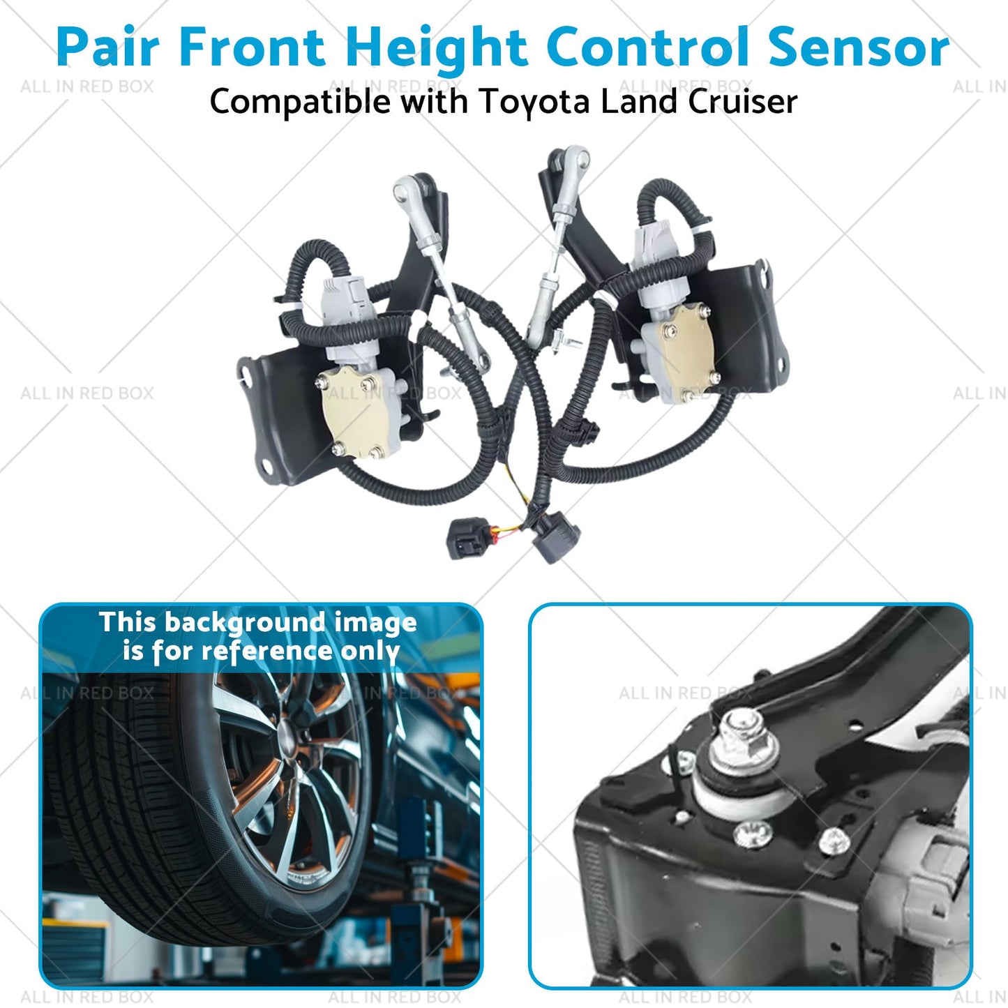 8940660011 Pair Front Height Control Sensor for Toyota Land Cruiser J100 J105-3