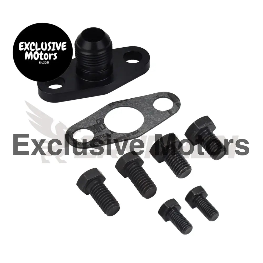 10an Turbo Oil Drain Flange Kit Nissan Td42 Gu Hitachi Ht18