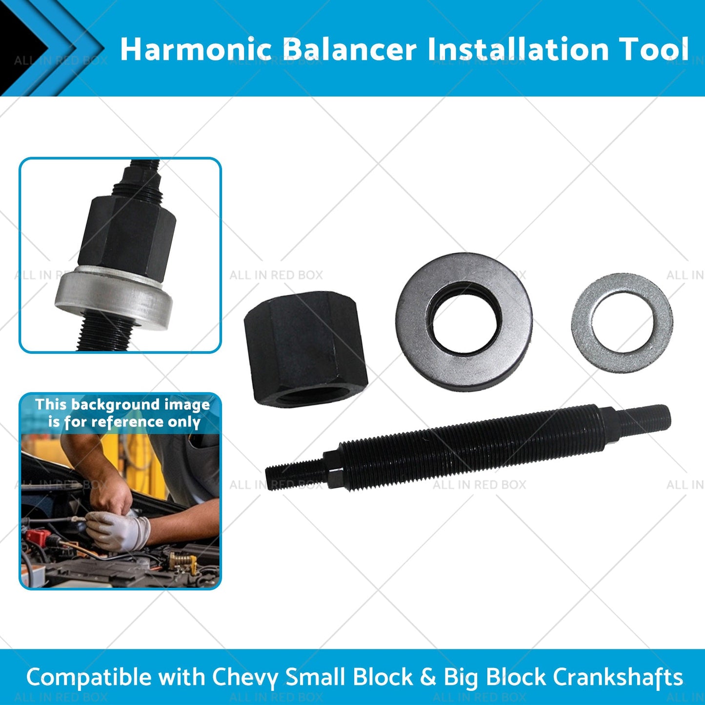 Auto Harmonic Balancer Installation Tool Suitable for Chevy SBC BBC For 66515-1