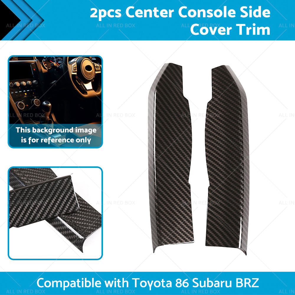 Center Console Carbon Fiber Cover Trim Suitable For Subaru BRZ Toyota 86 13-20-1