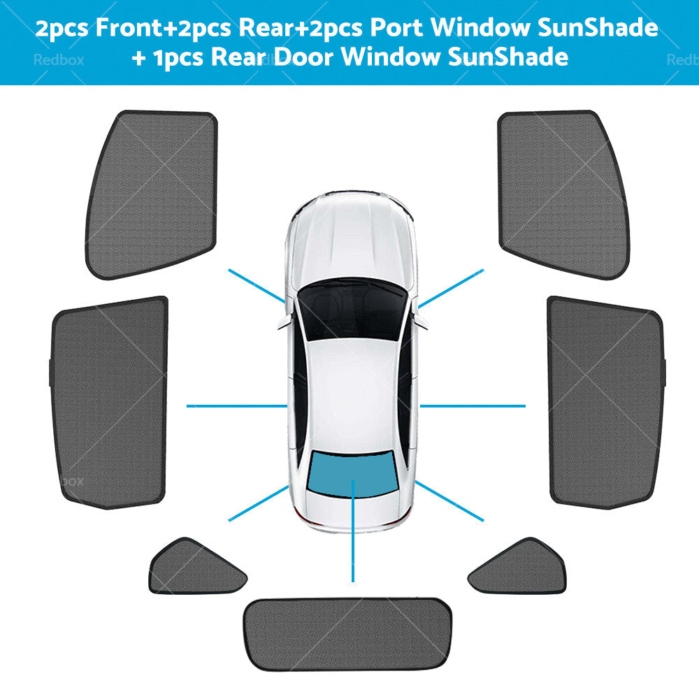 Window Sun Shade for Toyota RAV4 2019-2023 Magnetic Car Sun Blind Mesh Rear Side-1