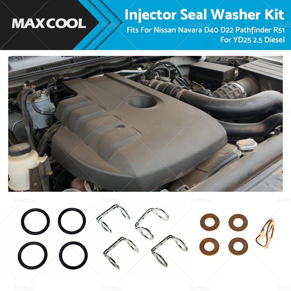 Injector Seal Washer Kit Fits For Nissan Navara D40 D22 Pathfinder R51 YD25 2. 5-0