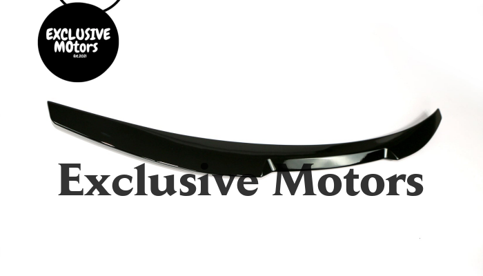 M4 Boot Spoiler for Audi A3 8V Sedan Black 2013-2020