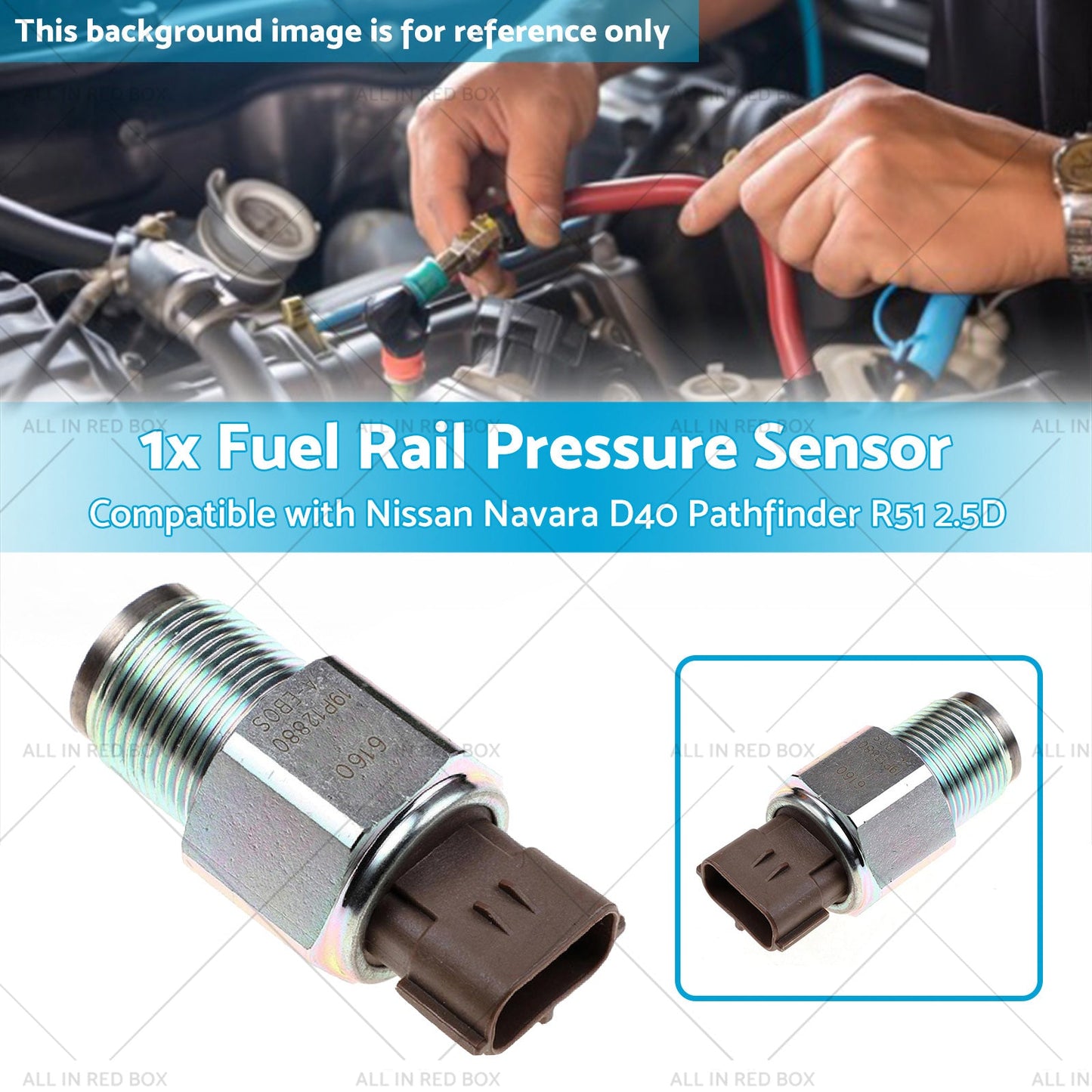 Fuel Rail Pressure Sensor Suitable for Nissan Navara D40 Pathfinder R51 2. 5D-2