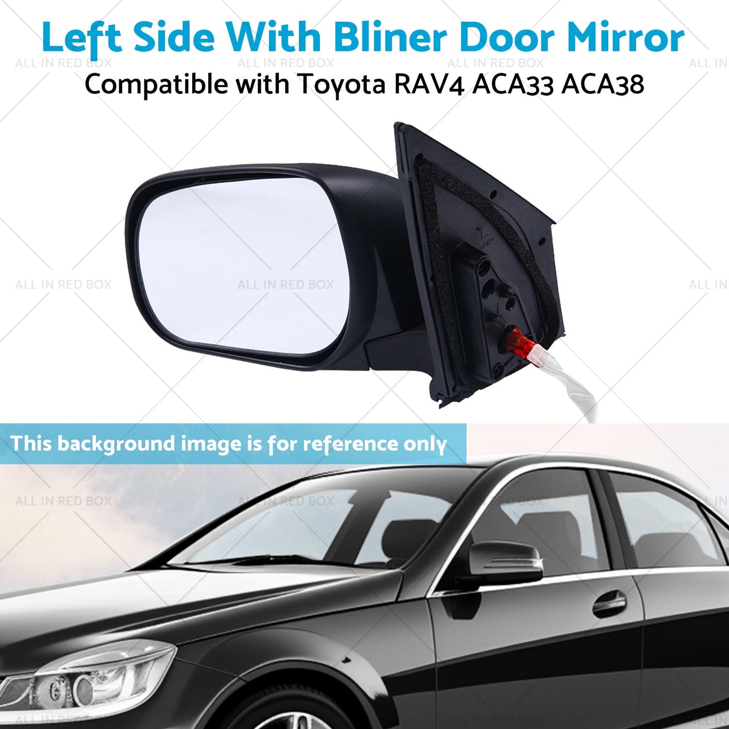 Left Side With Bliner Door Mirror Suitable for Toyota RAV4 ACA33 ACA38 08-12-4