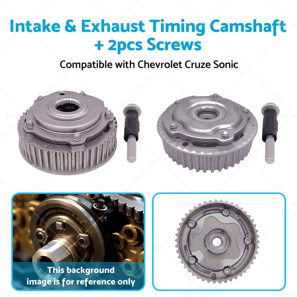 Intake and Exhaust Timing Camshaft Cam Gear Suitable for Chevrolet Cruze Sonic 1. 8-4