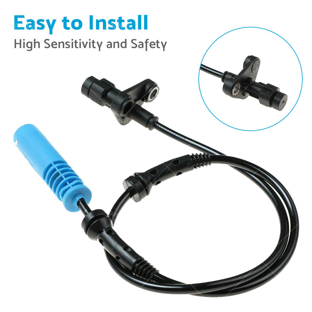 34526756375 2PCS Front ABS Wheel Speed Sensor Suitable for BMW E39 Left Right
