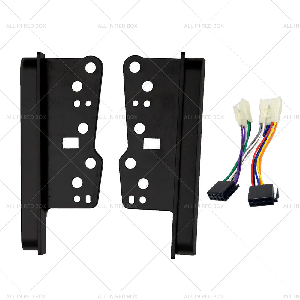 Stereo Double Din Dash Facia Fascia Kit ISO Wiring Harness Suitable For Toyota-2