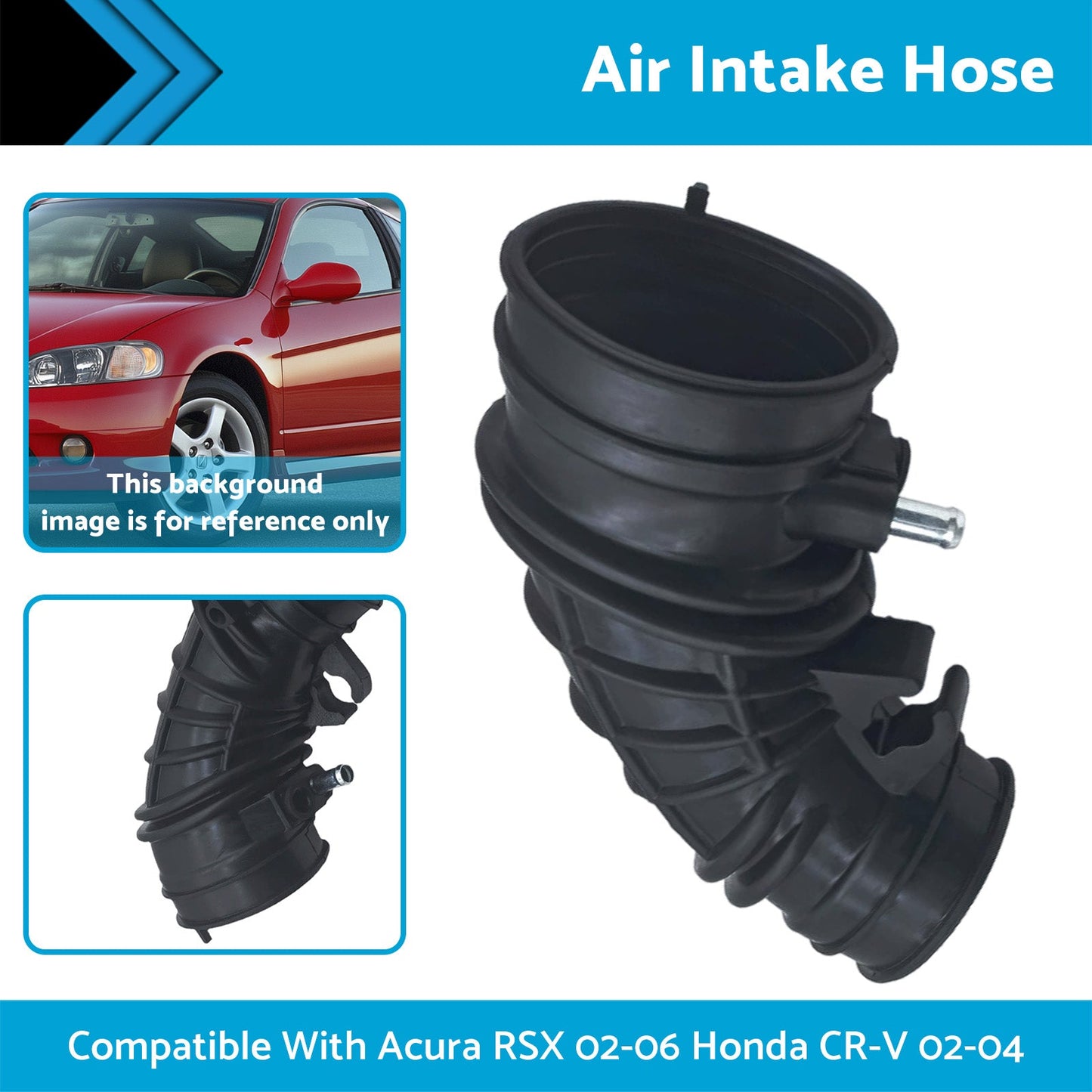 Air Intake Hose Pipe Suitable For Acura RSX 2002-06 Honda CR-V 2002-04 2.0L 2.4L-1