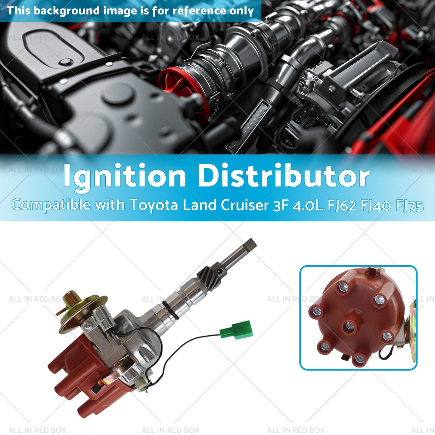19100-61180 Distributor Suitable for Toyota Land Cruiser 3F 4. 0L FJ62 FJ40 FJ75-2