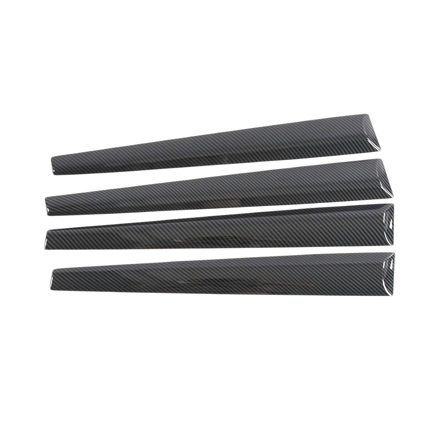 4X Carbon ABS Interior Door Panel Cover Trim Suitable For Toyota Hilux 2015-2021-3