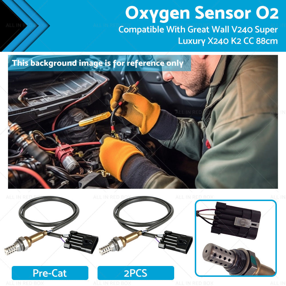 2 x Oxygen Sensor O2 Suitable For Great Wall V240 Super Luxury X240 K2 CC 2. 4L