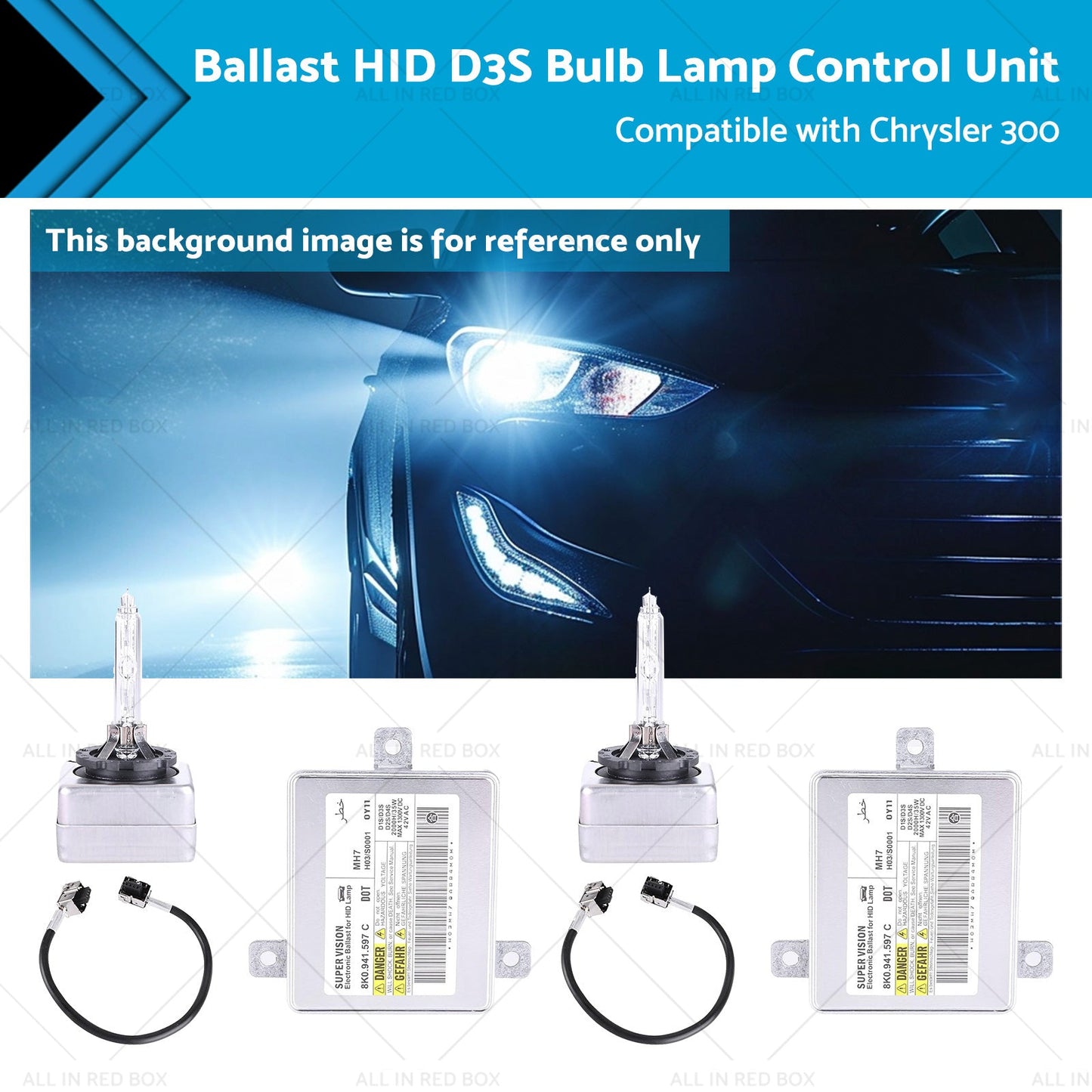 68170821AA Ballast HID D3S Bulb Lamp Control Unit Suitablefor Chrysler 300 11-21-0