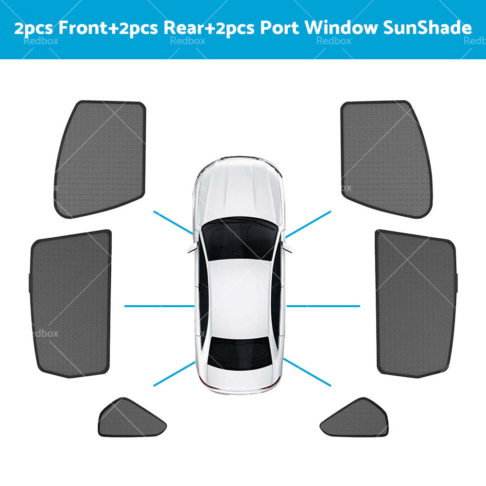 Window Sun Shade for Toyota RAV4 2019-2023 Magnetic Car Sun Blind Mesh Rear Side-2