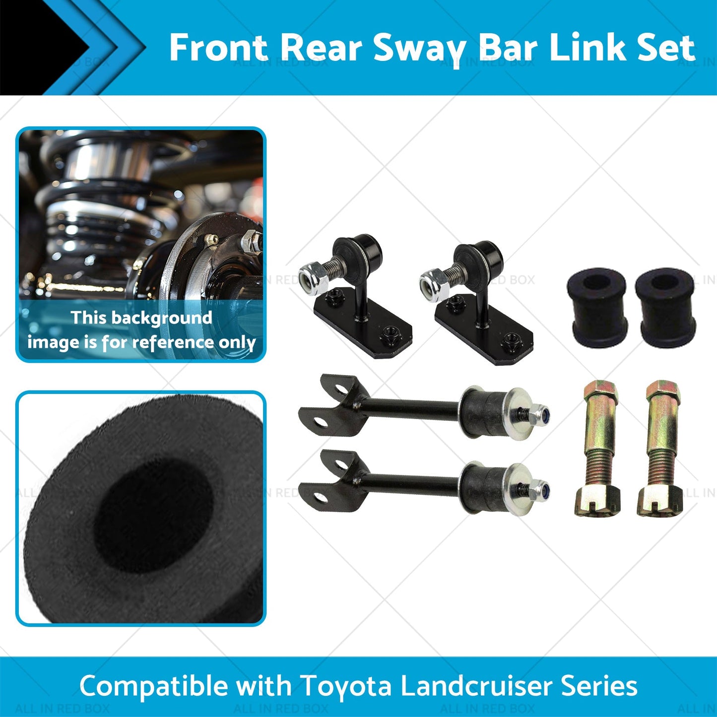 Front Rear Sway Bar Link Set Suitable for 80-105 Toyota Landcruiser Series-1