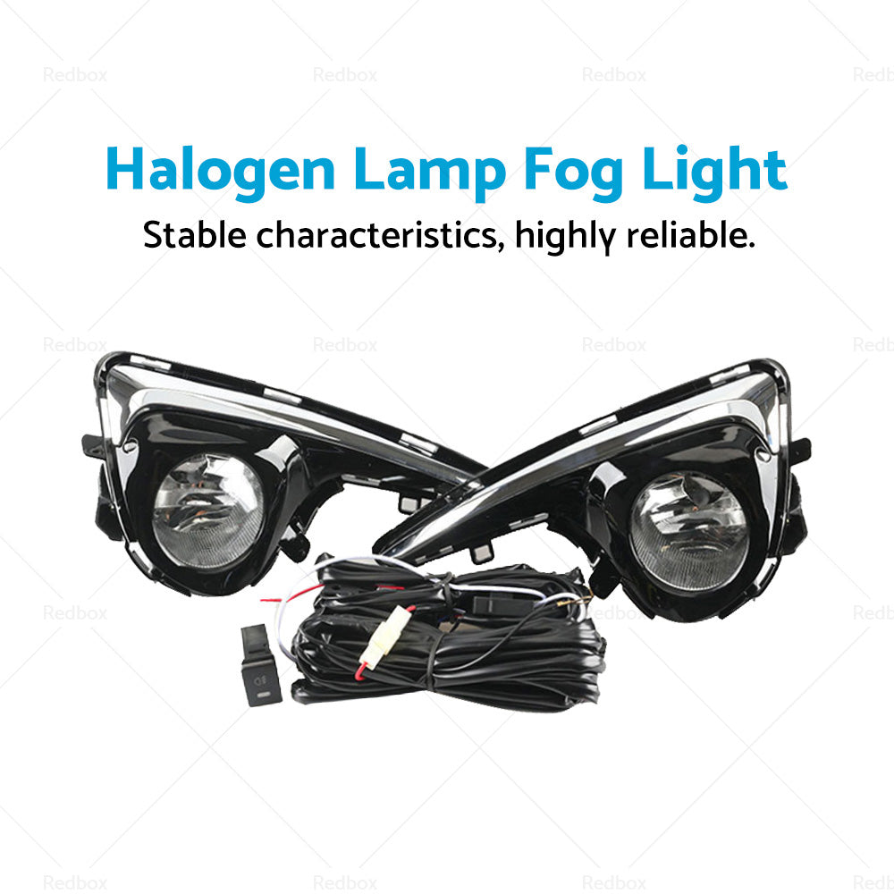 2xFront Grill Bumper Halogen Lamp Fog Lights Suitable For Toyota Yaris 2018-2019-1