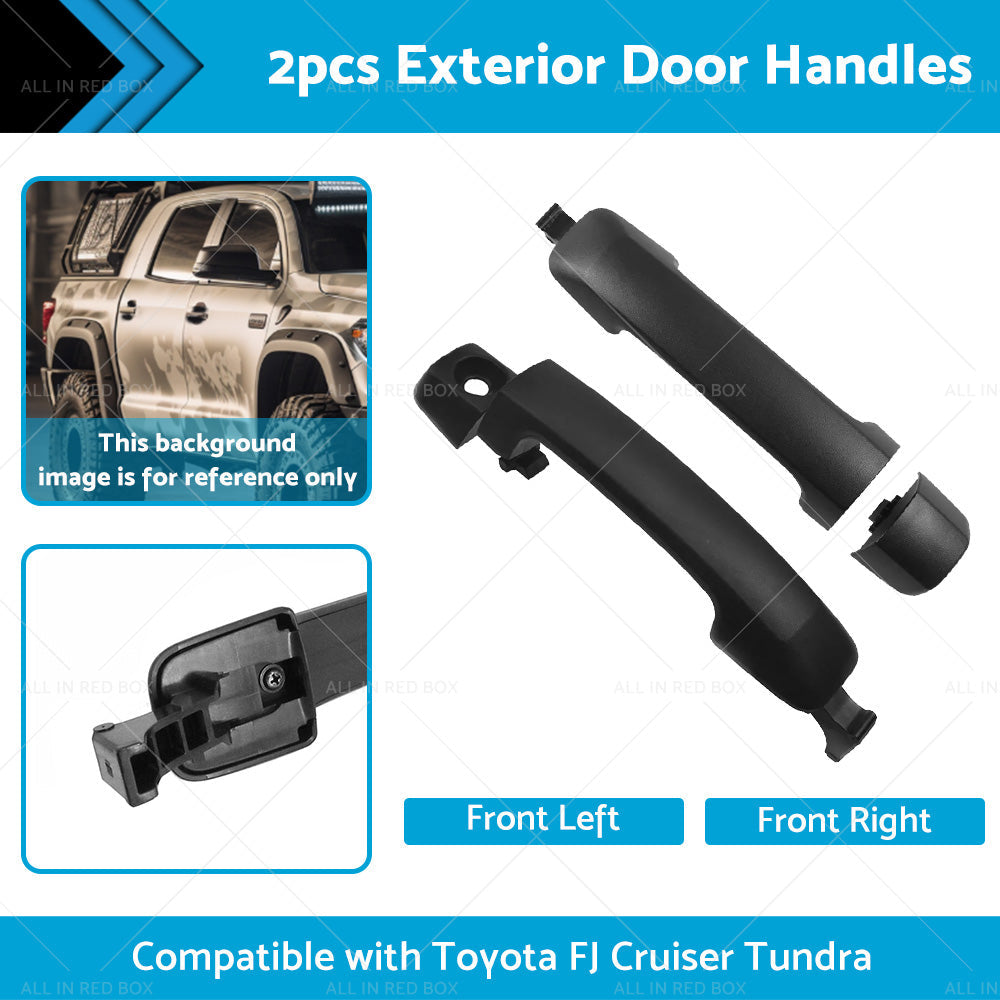 2x Black Exterior Door Handle 69210-0C010 Suitable for Toyota FJ CRUISER AU-1