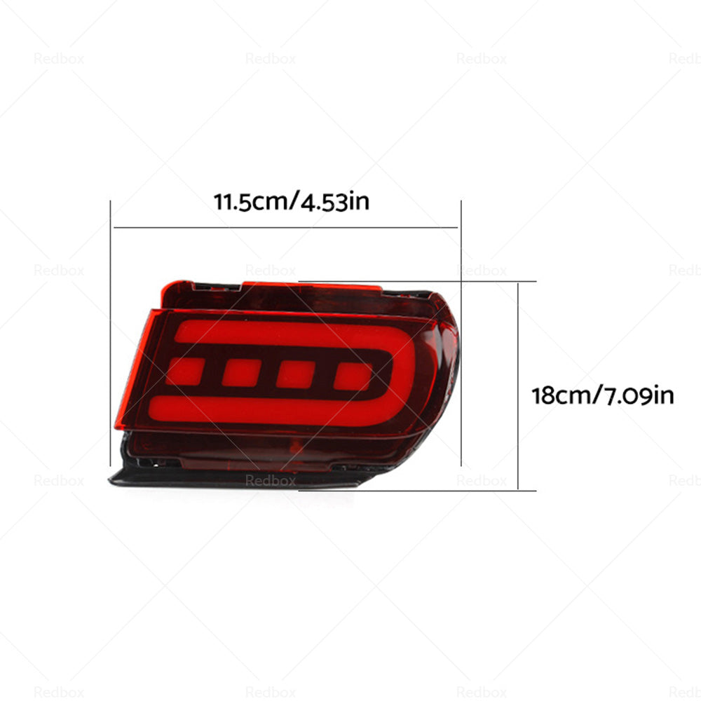 Suitable For Toyota Prado 2010-2022 Rear Bumper Tail Light LED Brake Signal Lamp