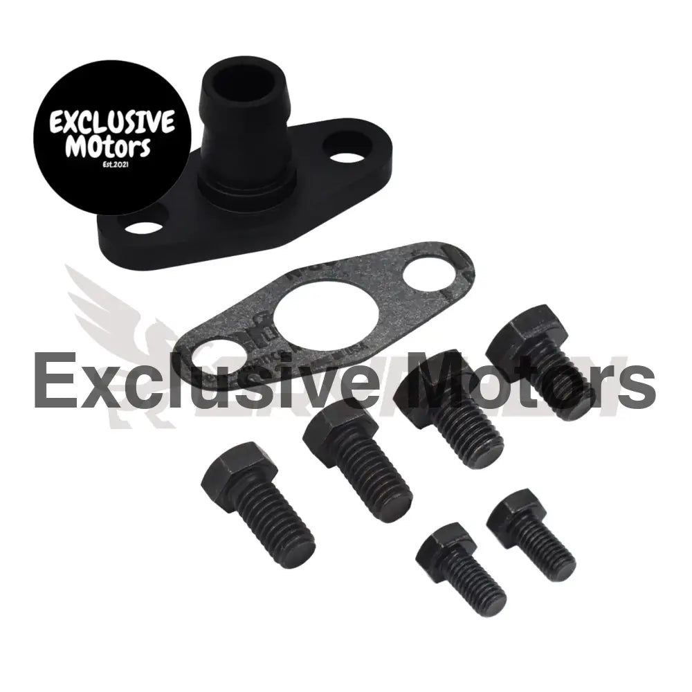3/4" Barb Turbo Oil Drain Flange Kit Nissan Rb20det Rb25det Stock Turbo