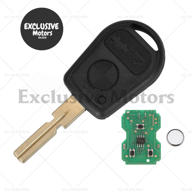 3 Button Remote Key for BMW E31, E32, E34, E36, E38, (1989-2006)