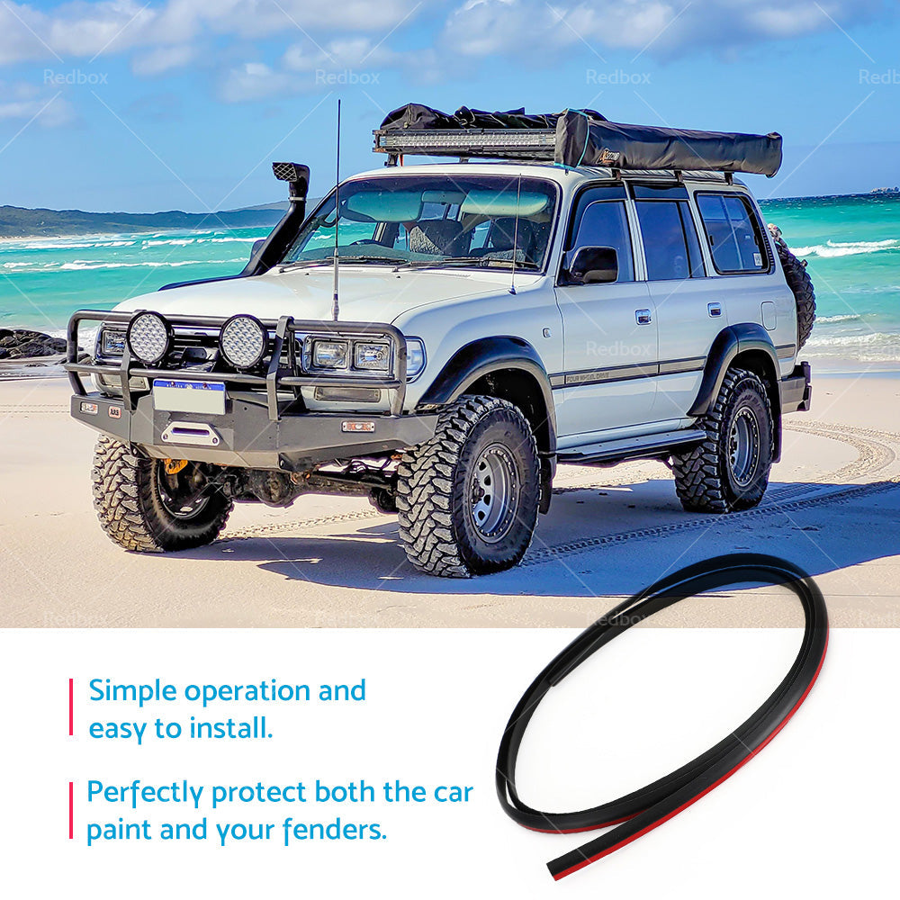 4X Flare Rubber Seal Trim Suitable For Toyota Landcruiser 80 Series HDJ HZJ FZJ-2