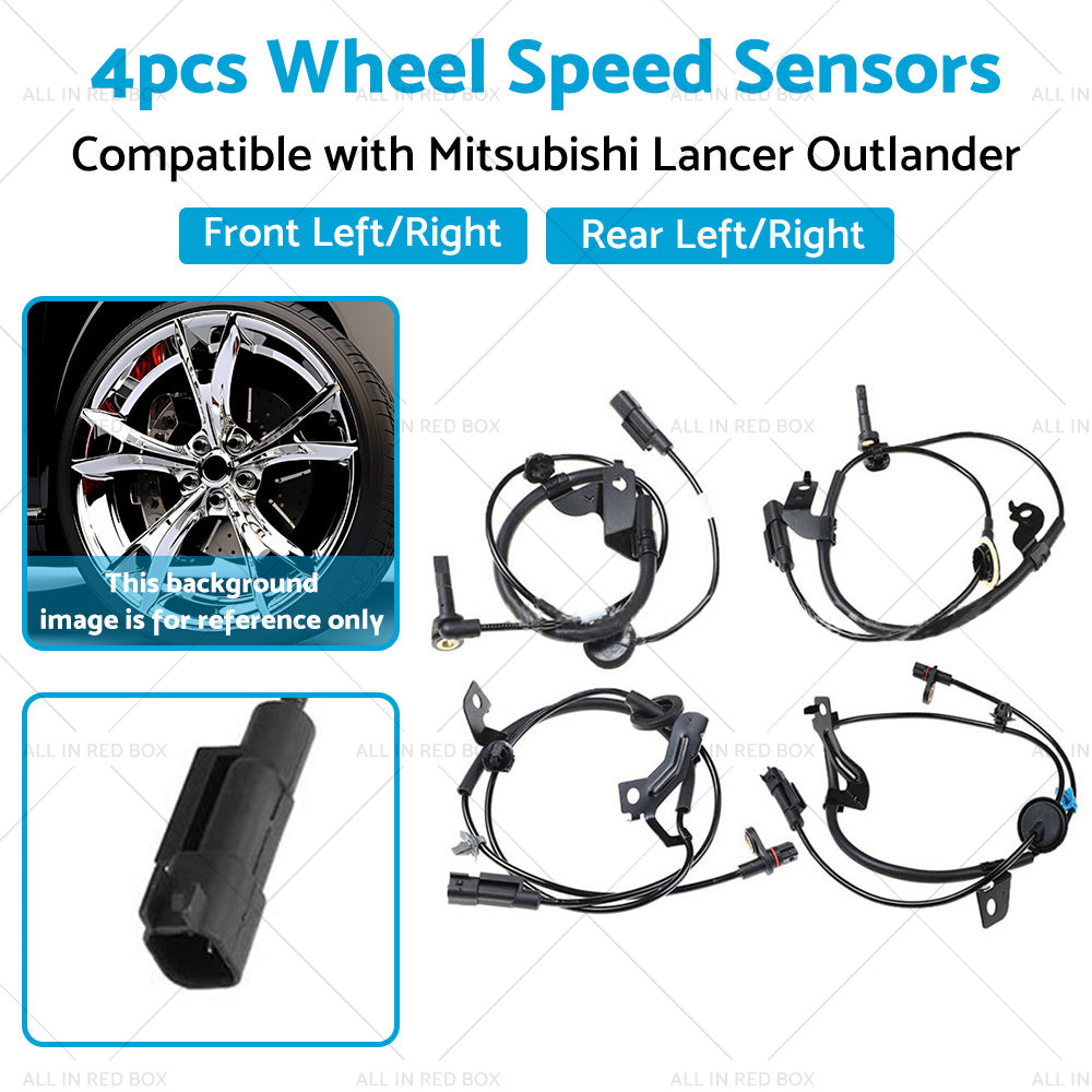 4¡Á Wheel Speed Sensor Front Rear LR Suitable For Mitsubishi Lancer Outlander