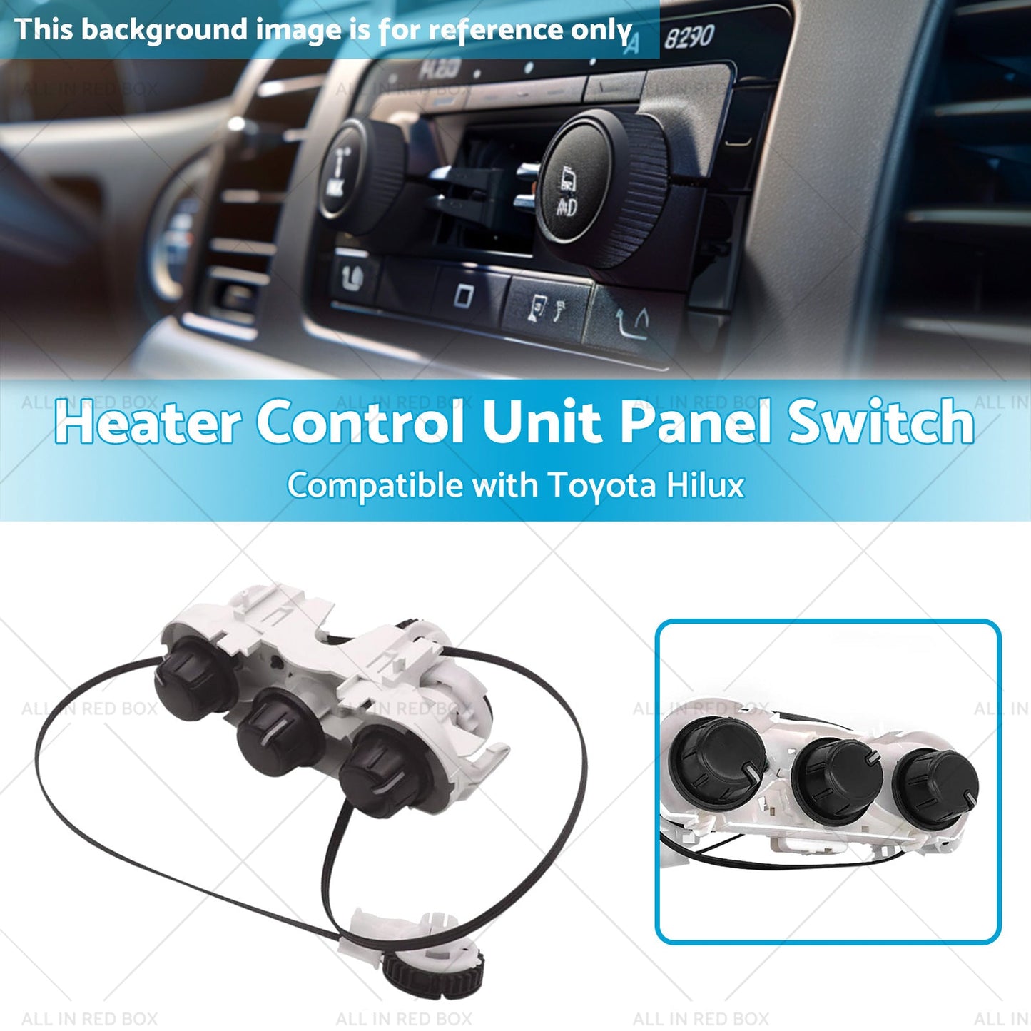 AC Heater Control Unit Panel Switch for Toyota Hilux N70 Workmate SR 2011-2015-2