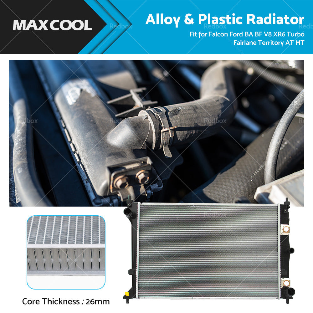 Radiator for Ford Falcon BA BF V8 XR6 Turbo Fairlane Territory 2002-2011