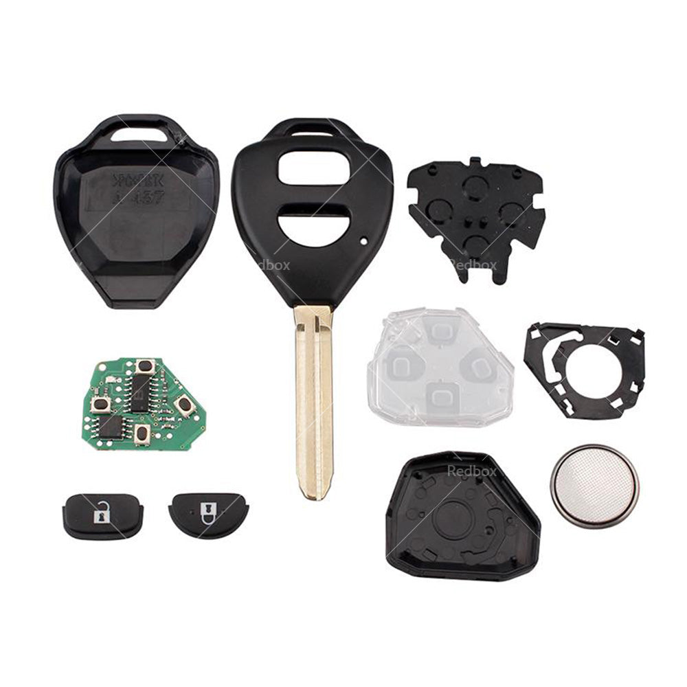 Complete Remote Car Key Suitable For Toyota Hilux or Yaris 2005-2009 4D-67-2