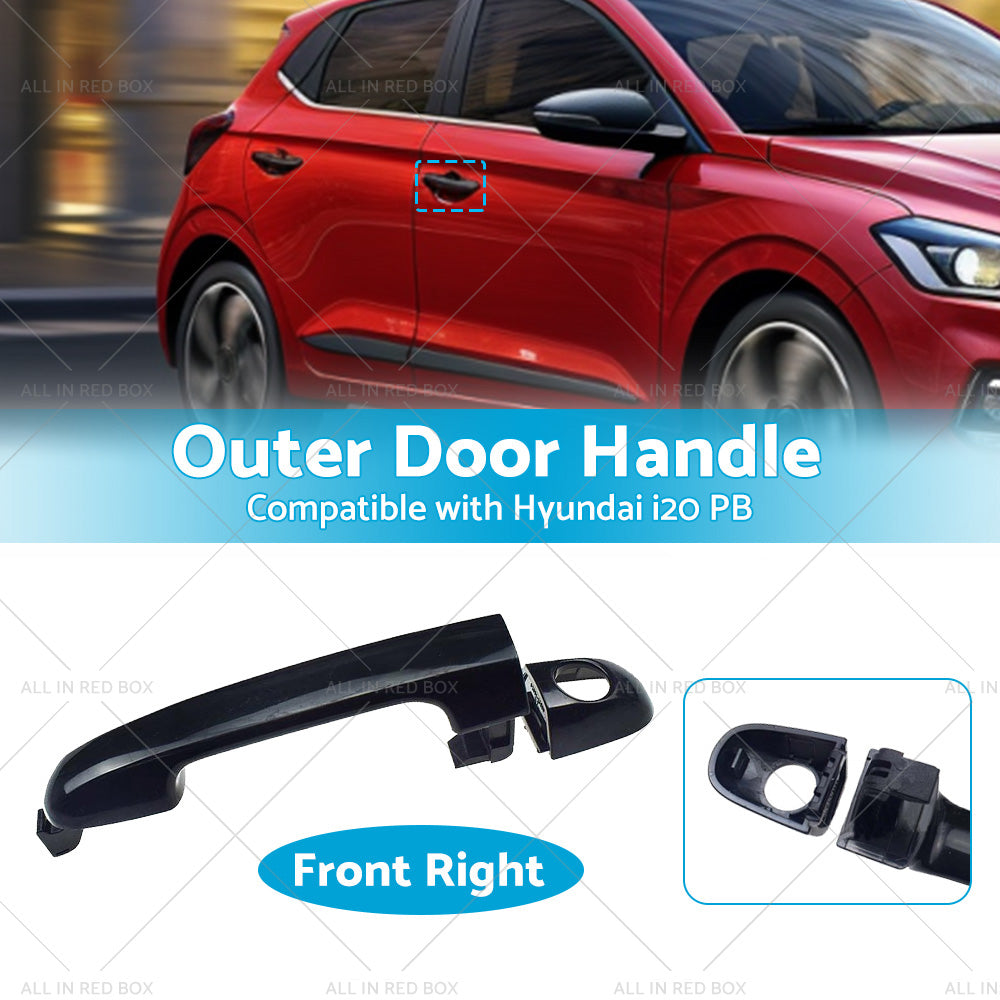 Front Right Exterior Outer Door Handle Suitable for Hyundai i20 PB 2009-2015