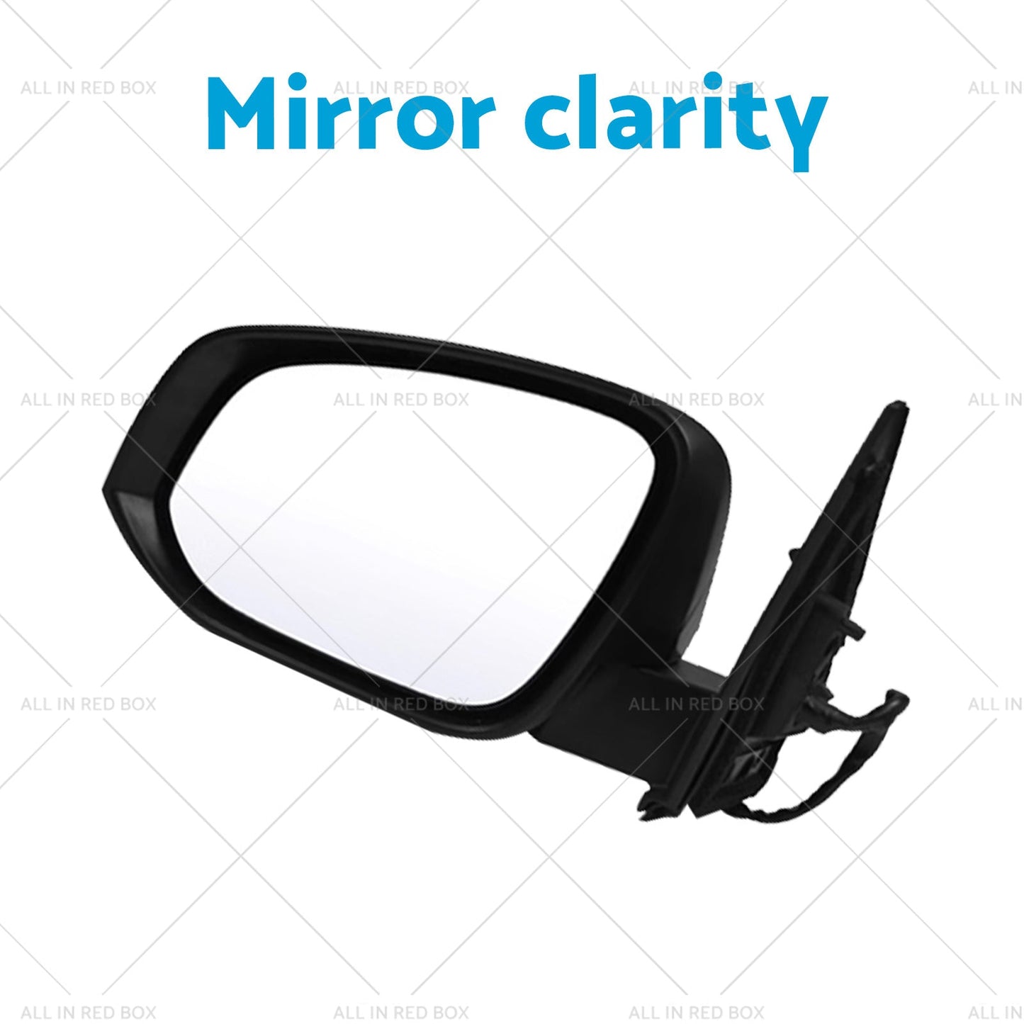 Left Side White Door Mirror Suitable for Toyota RAV4 2013 - 2018 5-wire