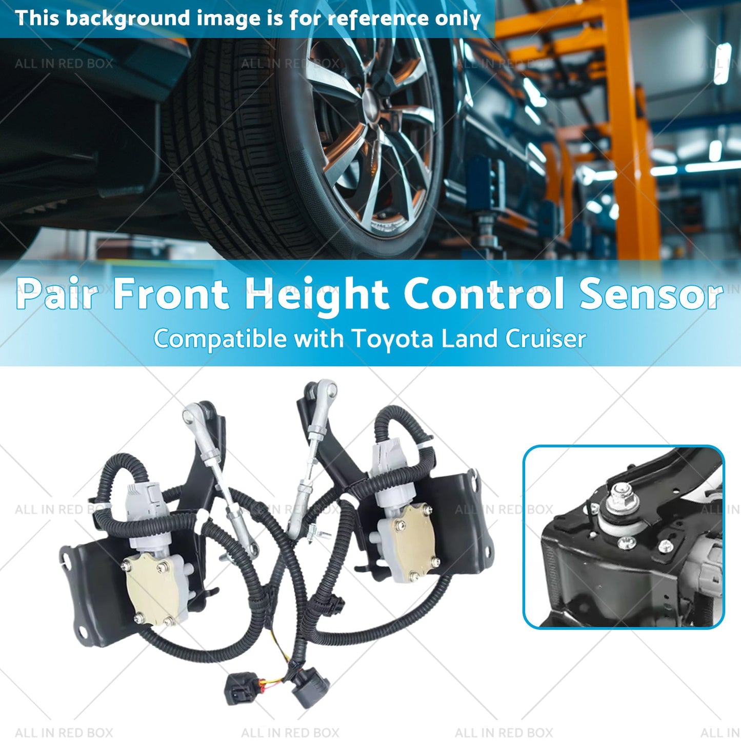 8940660011 Pair Front Height Control Sensor for Toyota Land Cruiser J100 J105-2