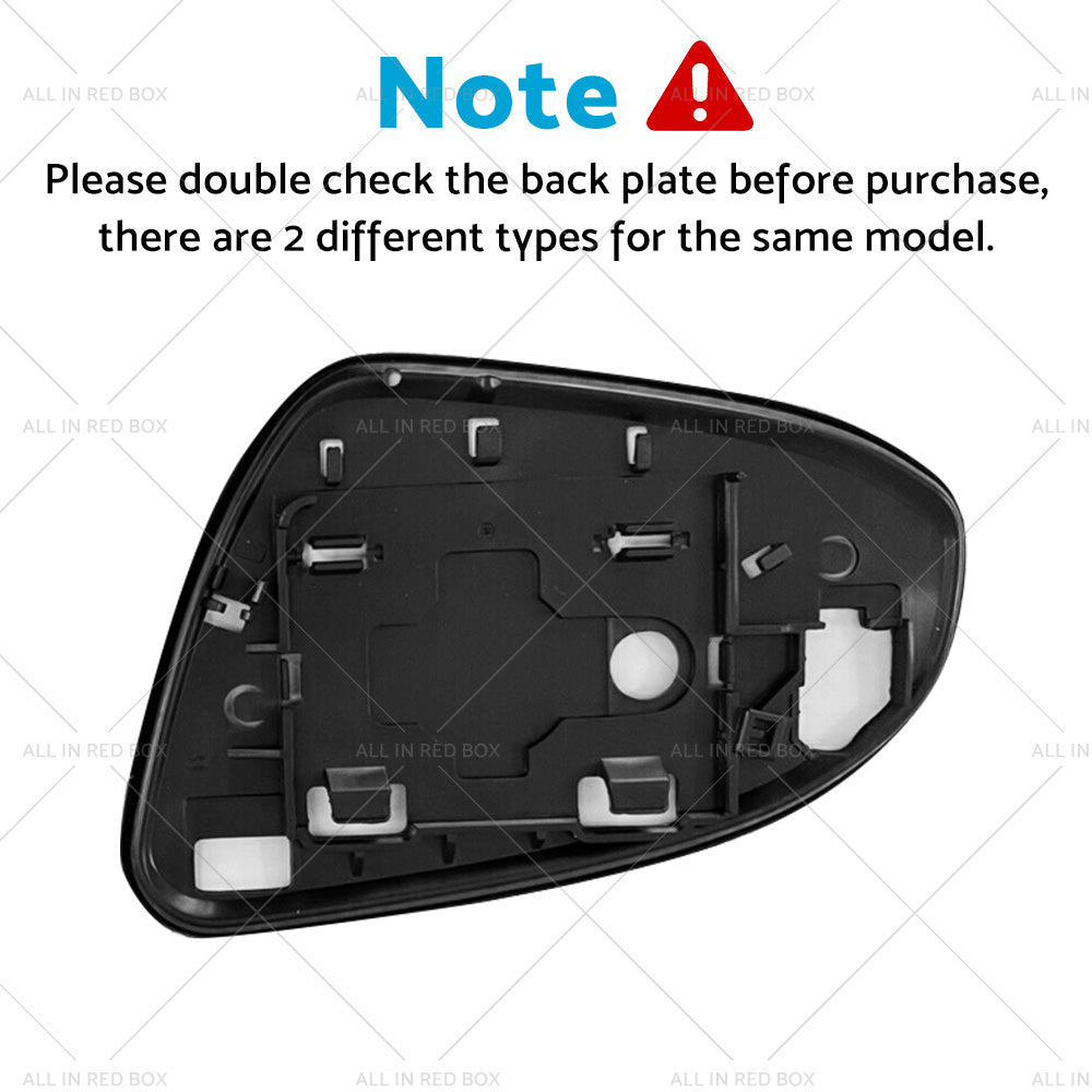 Right Side Mirror Glass with Back Plate Suitable for TOYOTA YARIS 2012 - 2019-2