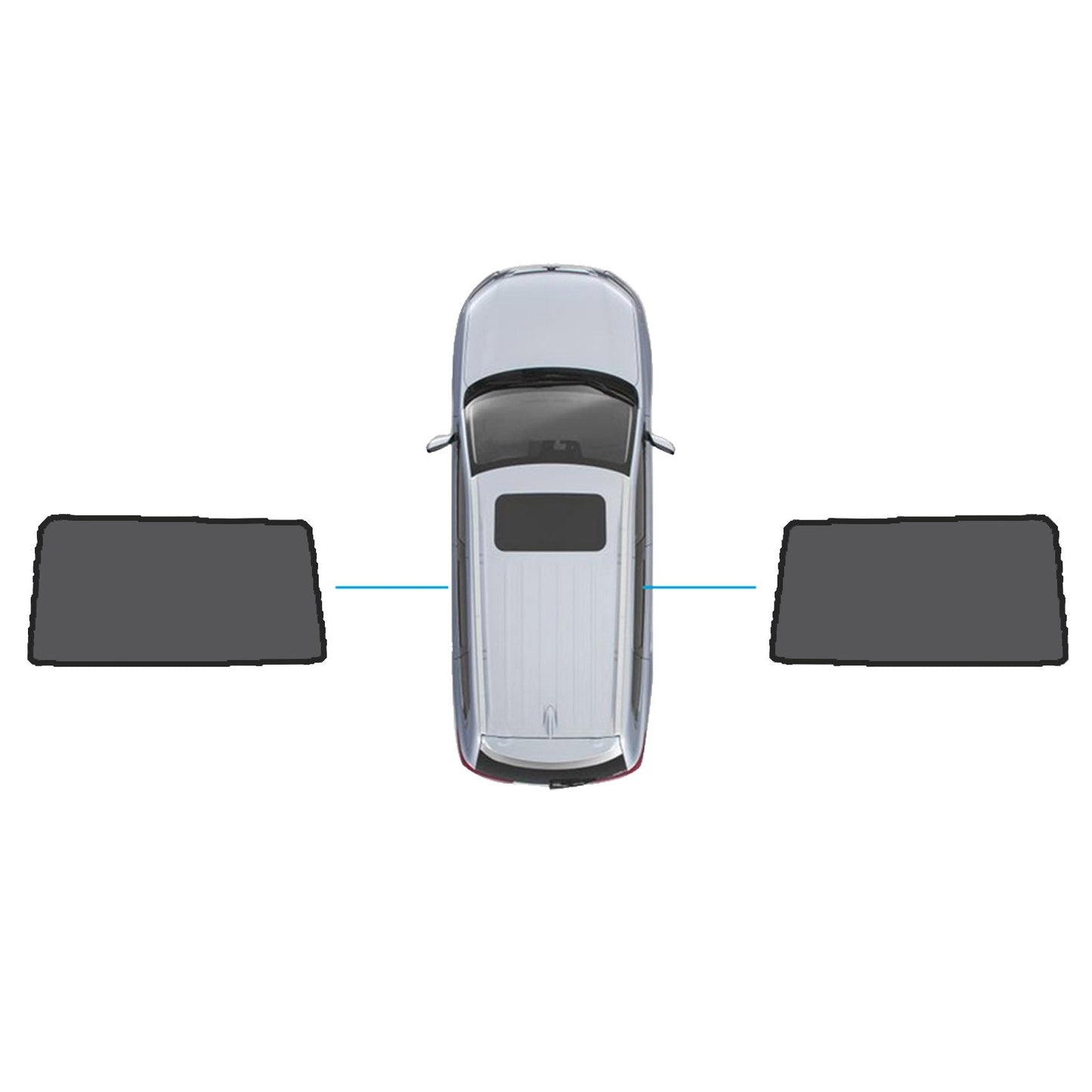 Car Window Sun Shade Magnetic Suitable For Nissan Patrol 2012–2024 Y62 Series-2