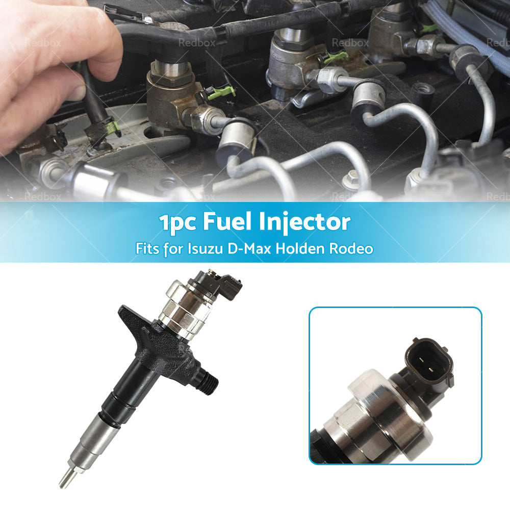1X Fuel Injector For Isuzu D-Max Holden Rodeo 4JJ1 3. 0L 095000-6980 8980116043