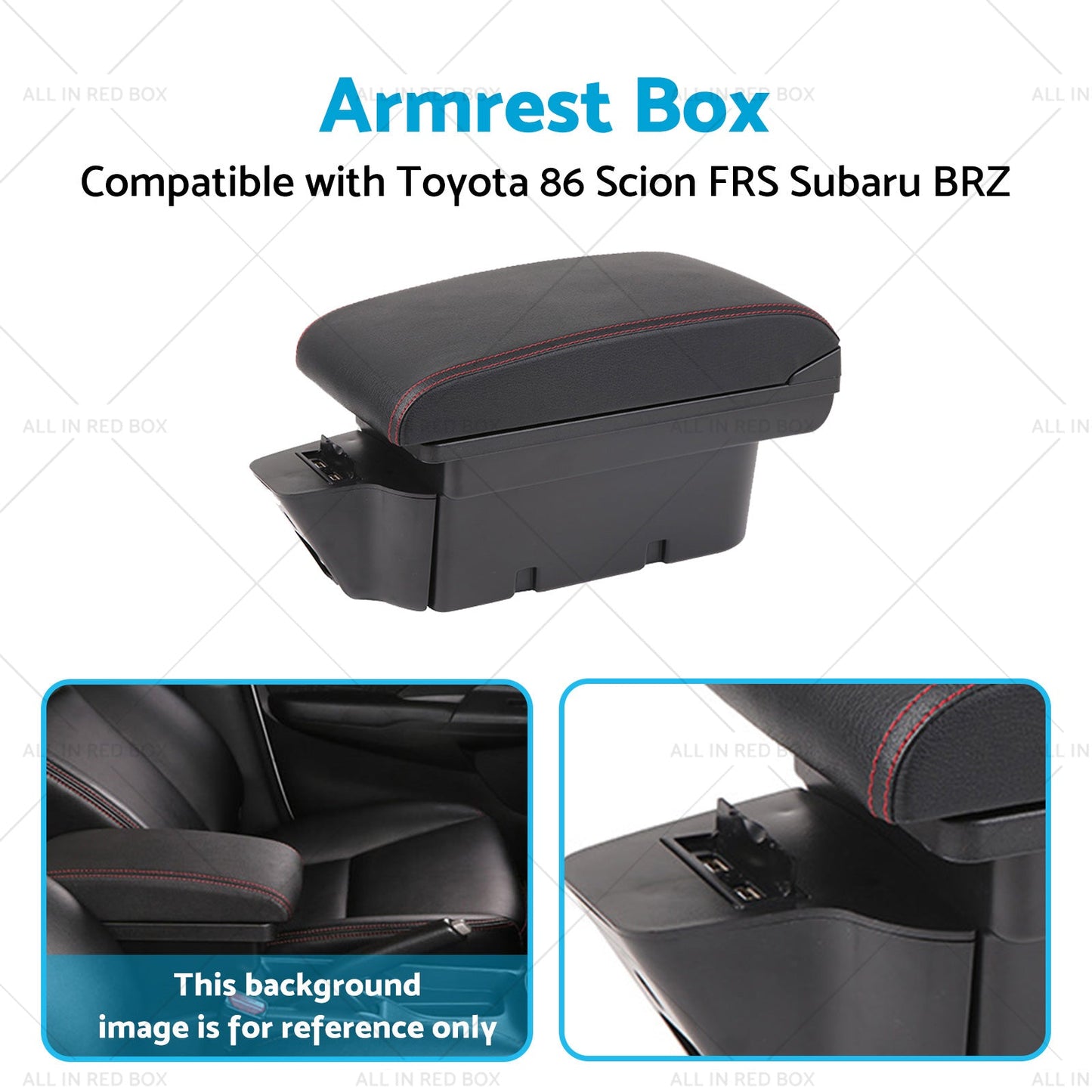 Centre Console Armrest Storage Box Suitable For Toyota 86 Subaru BRZ-4