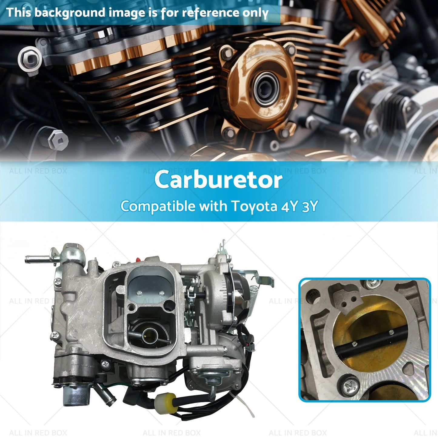 21100-73231 Carburetor Suitablefor Toyota 4Y 3Y Hiace Hilux Van 82-88 2110073230-2